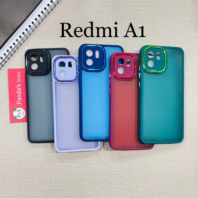 Case Redmi A1/ A2 Metal Chrome Softcase Dove Premium Luxury PSS