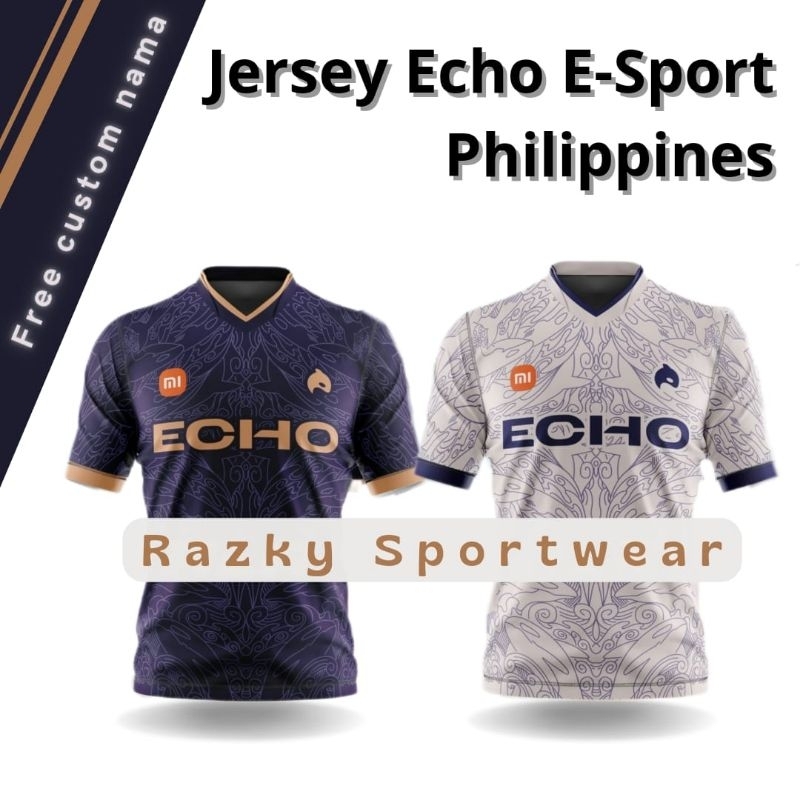 Jersey Echo Philippines MPL SII Free Custom Nama