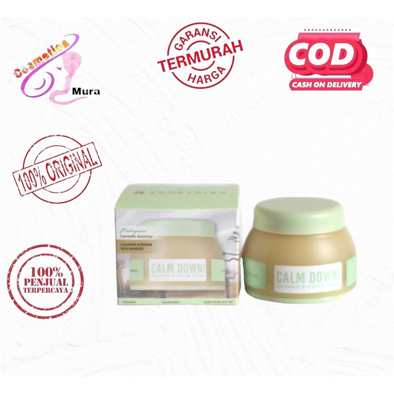 [ calm down cream 30 gr ] somethinc calm down skin repair R cover cream 30 gr