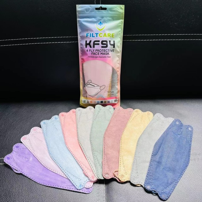 Kf94 Filtcare Mix Warna Untuk Dewasa Isi 10 pcs Per Pack