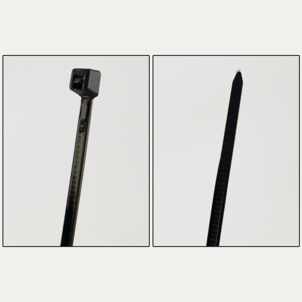 Kabel Tis Ties Self Locking Wire Zip Cable Organizer 2.5x100mm 100 PCS - V94 - Black