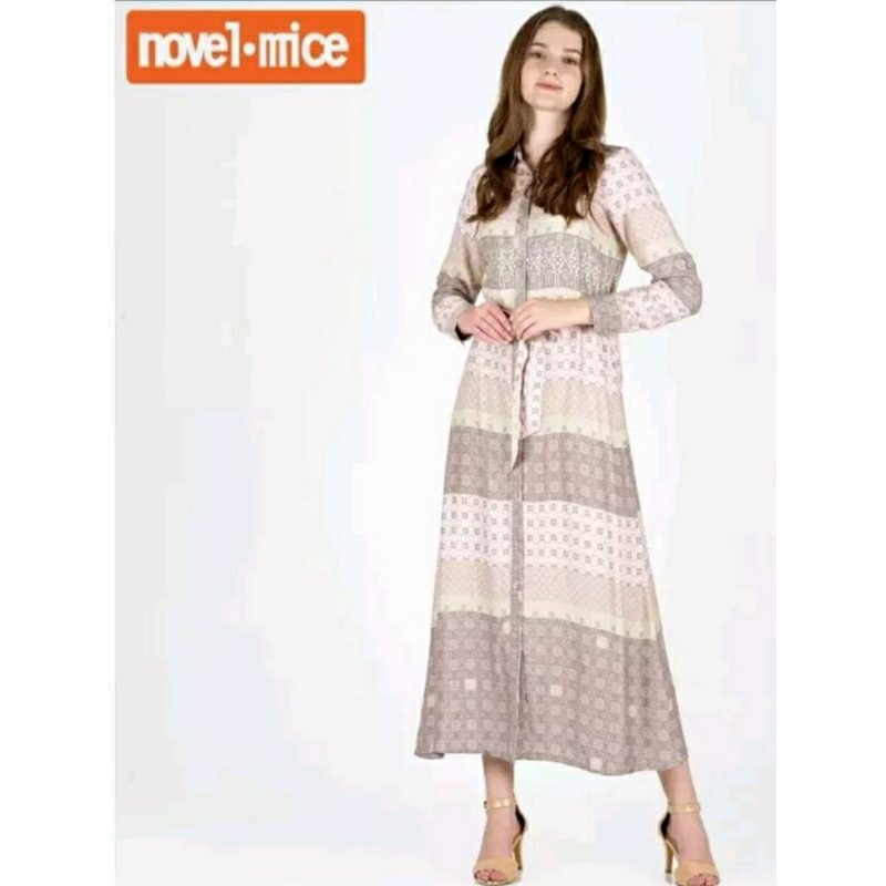 Novel Mice Gamis Ethnic purple (sz M only)