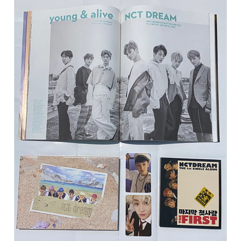 SET OFFICIAL NCT DREAM ALBUM MAGAZINE MARK PHOTOCARD