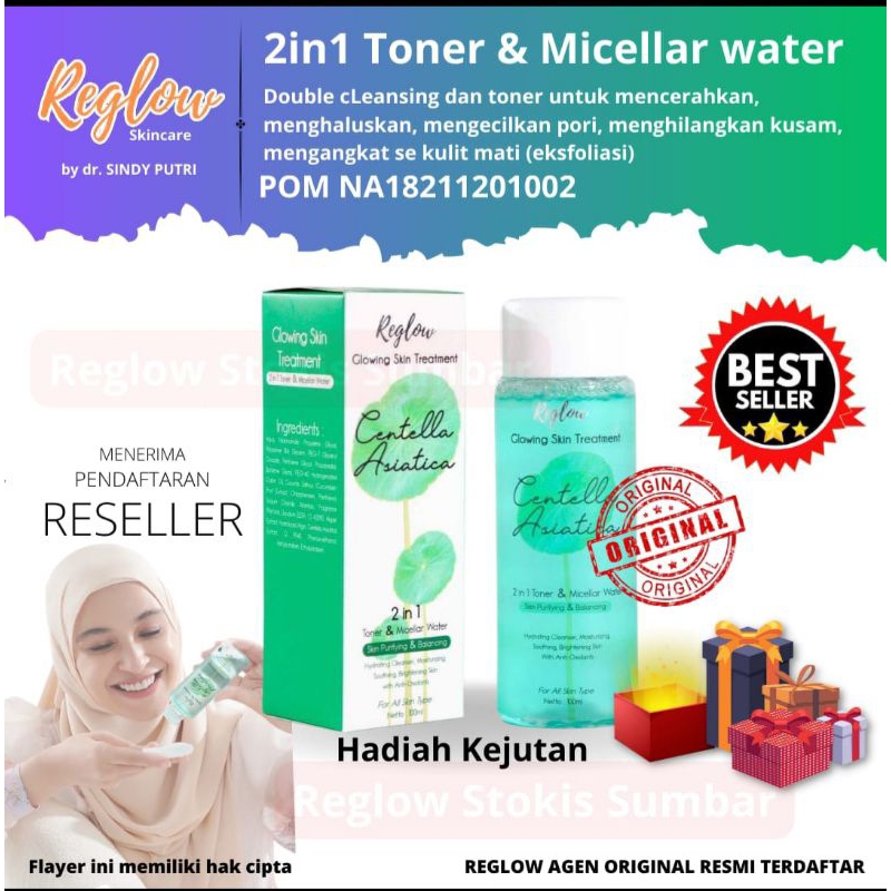 [Bisa COD] Toner Reglow Toner Reglow dr Sindy Toner Reglow Skincare Original dr. Shindy Toner Reglow