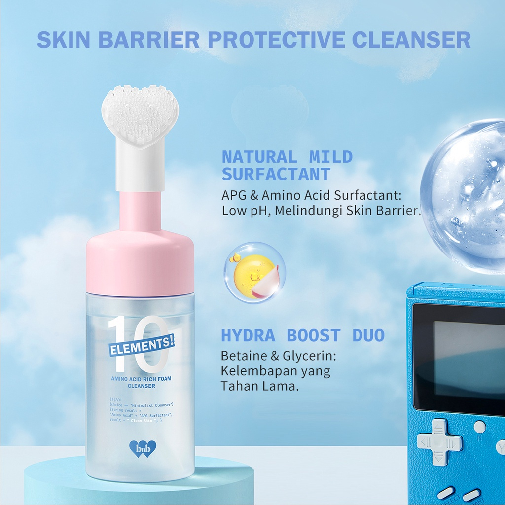 READY STOCK | BARENBLISS 10 ELEMENTS AMINO ACID RICH FOAM CLEANSER 100 ml