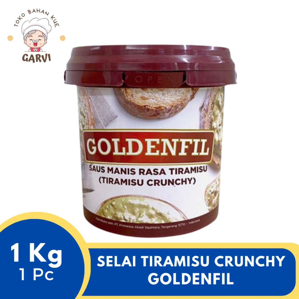 

Selai GOLDENFIL Tiramisu Crunchy 1 Kg
