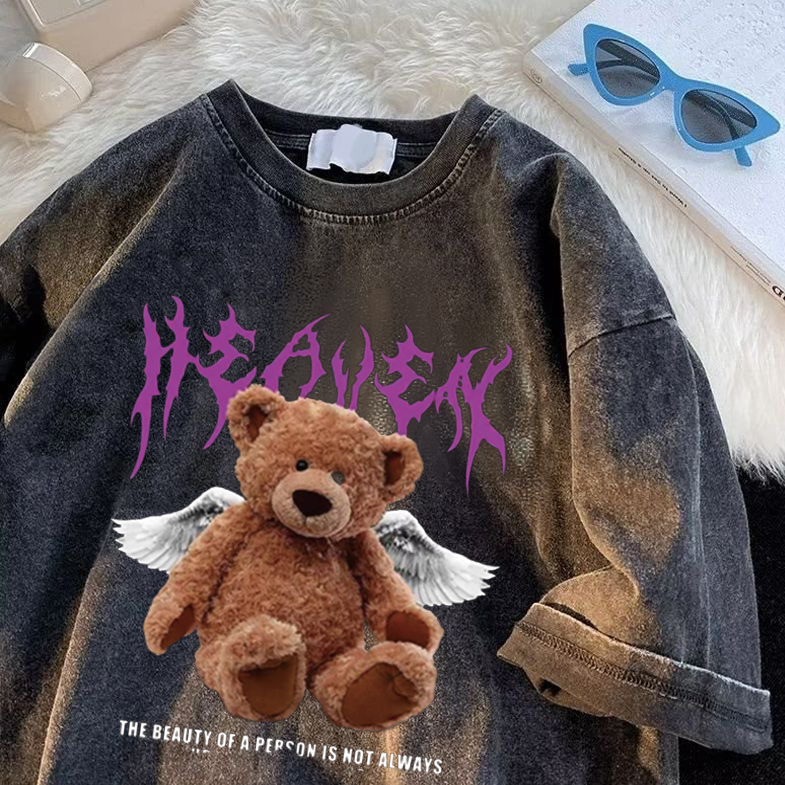 RDGF kaos cowok keren kaos cotton Kaos pria Kaos boneka beruang kaos pria keren original kaos vintage hitam PRIA &amp; WANITA (UNISEX)