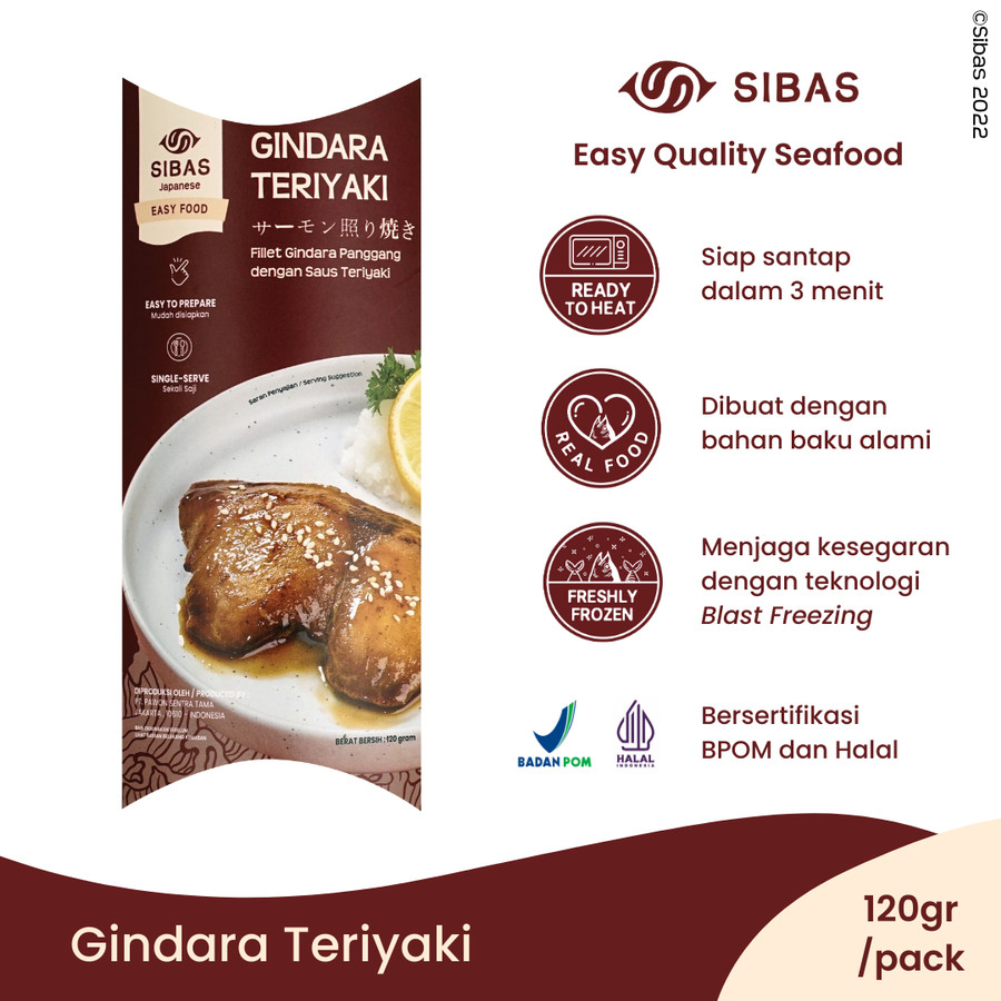 

Sibas RTH - Ikan Gindara Teriyaki Siap Saji / Makanan Ready To Heat / Japanase Series