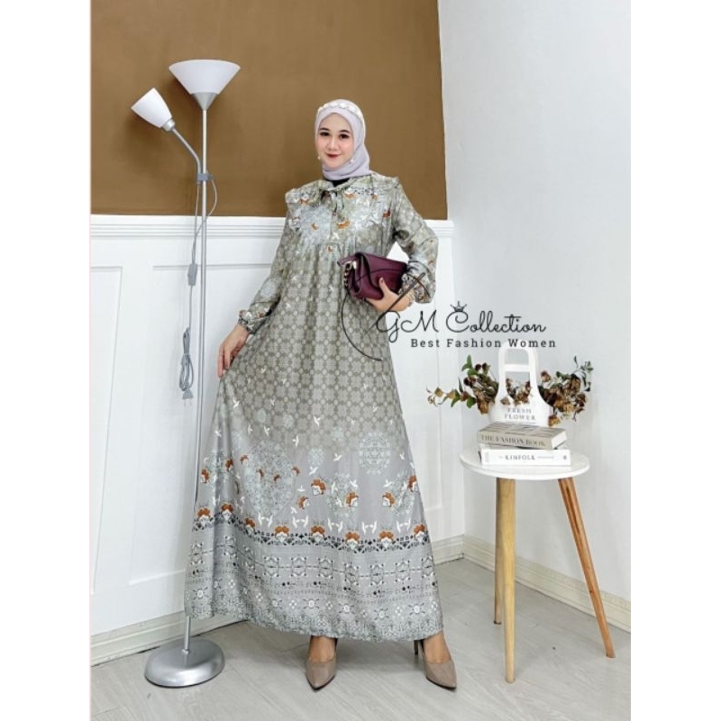 gamis jumbo dior silk premium / gamis motif terbaru / gamis maxmara / gamis / gamis remaja / gamis p