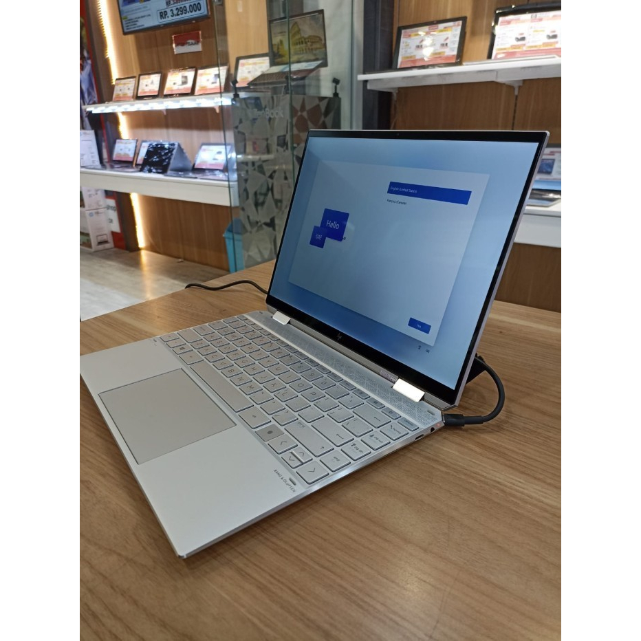 HP SPECTRE X360 14 INTEL EVO I5 1235U 16GB 1TB SSD IRIS XE WUXGA IPS TOUCHSCREEN BACKLITE FINGERPRINT WINDOWS 11 NATURAL SILVER ORIGINAL