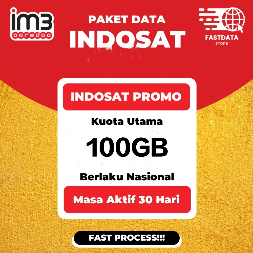 PAKET DATA INDOSAT 100GB