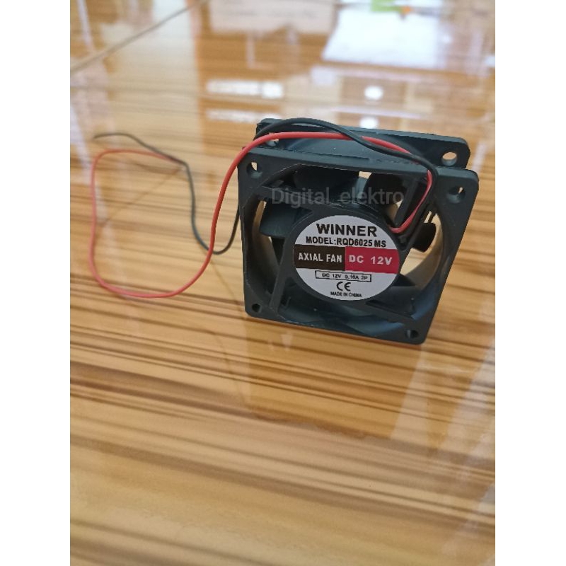 Fan DC 12v 6cm 6x6 cm 12 volt Cooling Fan / Exhaust Fan Kipas 12volt