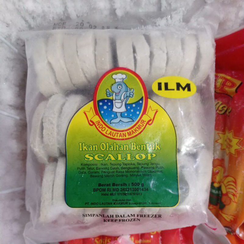 

ILM scallop 500gr