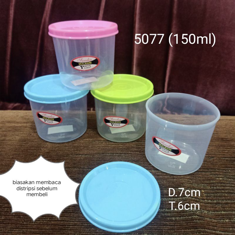 12Pc Toples Kecil Plastik Swedia 5077/Toples Sambal/Toples Mini Tantos/Toples Tempat Bumbu