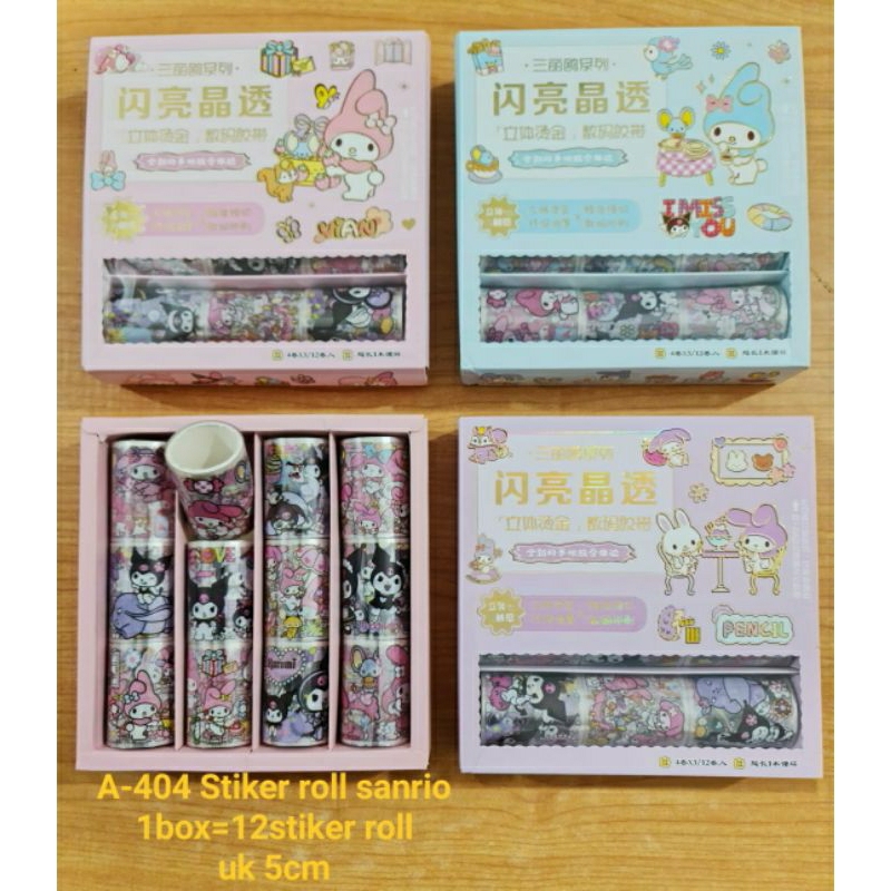 

Stiker roll sanrio uk 5cm dan uk 4cm