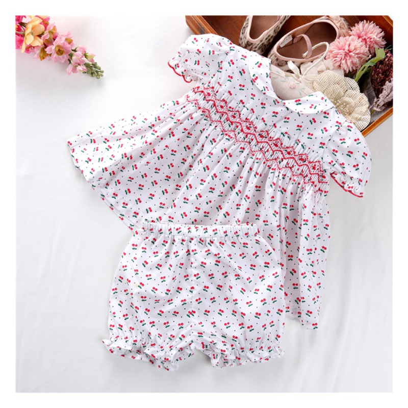 Onnieoppa | YOU CHERRY Hand Smocked Set | PREMIUM