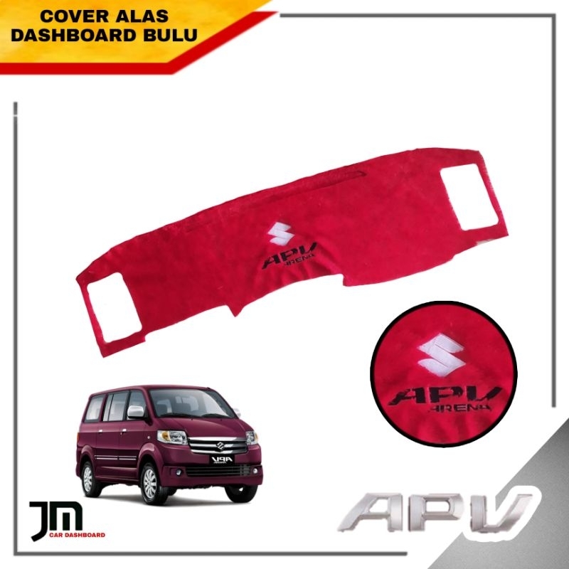 cover alas karpet pelindung dashboard mobil suzuki APV / APV luxury / APV arena bulu bordir