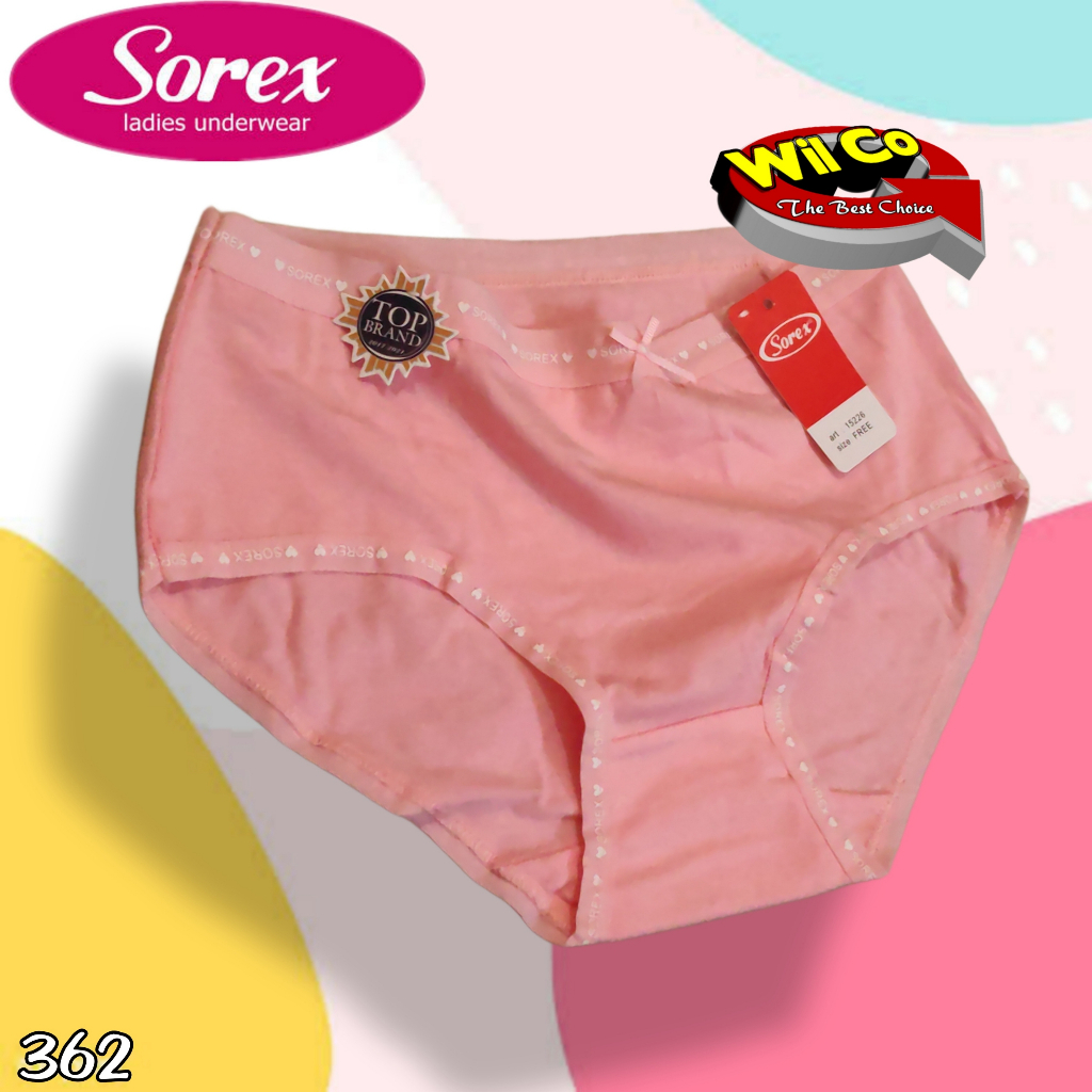 K362 - SOREX CELANA DALAM WANITA  PAKAIAN WANITA PAKAIAN DALAM FREE SIZE (setara M/L)