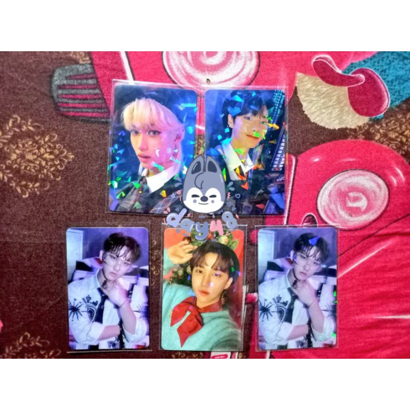Photocard Straykids Christmas Evel felix dan changbin [BACA DESKRIPSI]