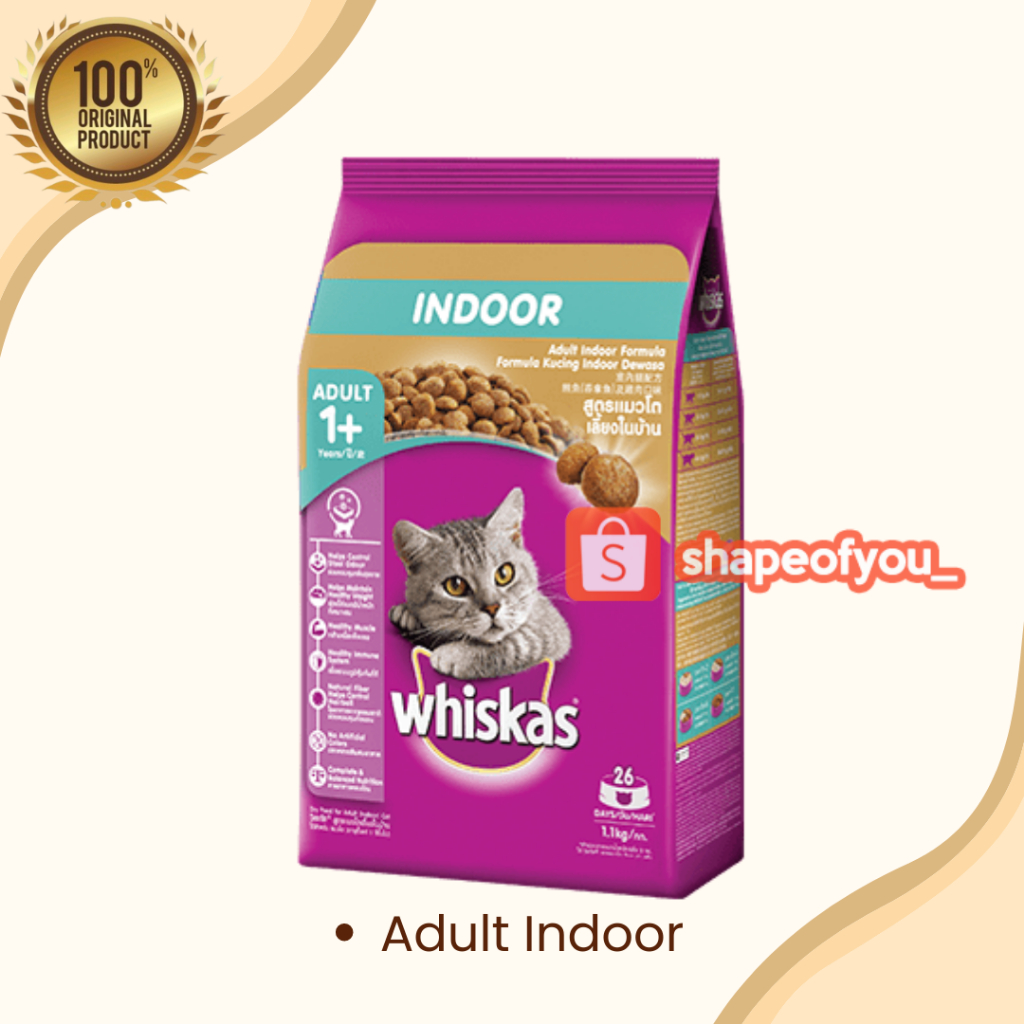 Whiskas Dry Cat Food Freshpack 450gr Wiskas 1.2 kg Junior Makanan Kering Kucing Kitten Adult Wishkas