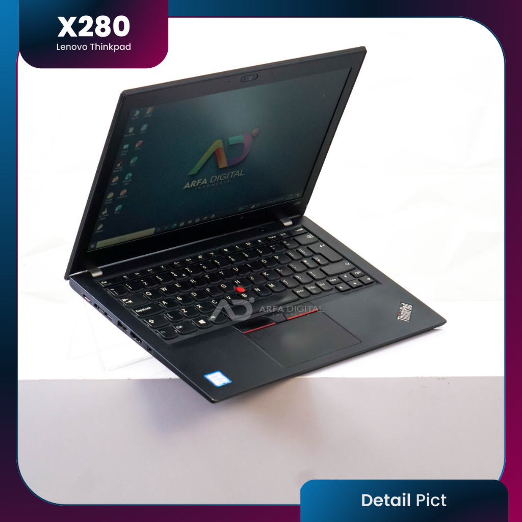 Laptop Lenovo Thinkpad X280 Core i5 Gen 8 Ram 8GB SSD 256GB Murah Bergaransi