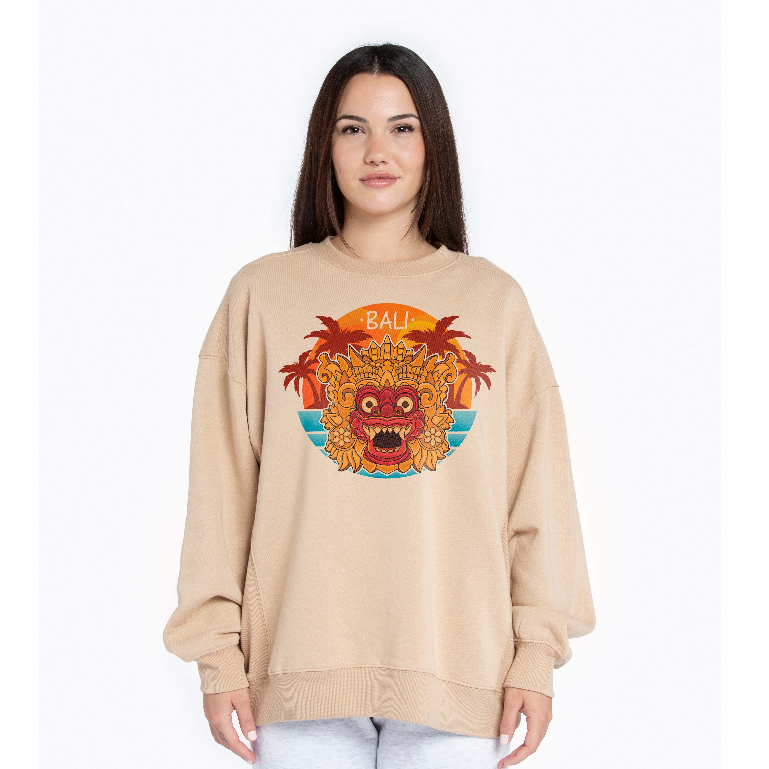 Crewneck Exclusive Original Endrock Tema Bali Barong Summer