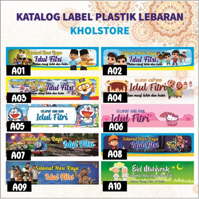 

Label Plastik Snack