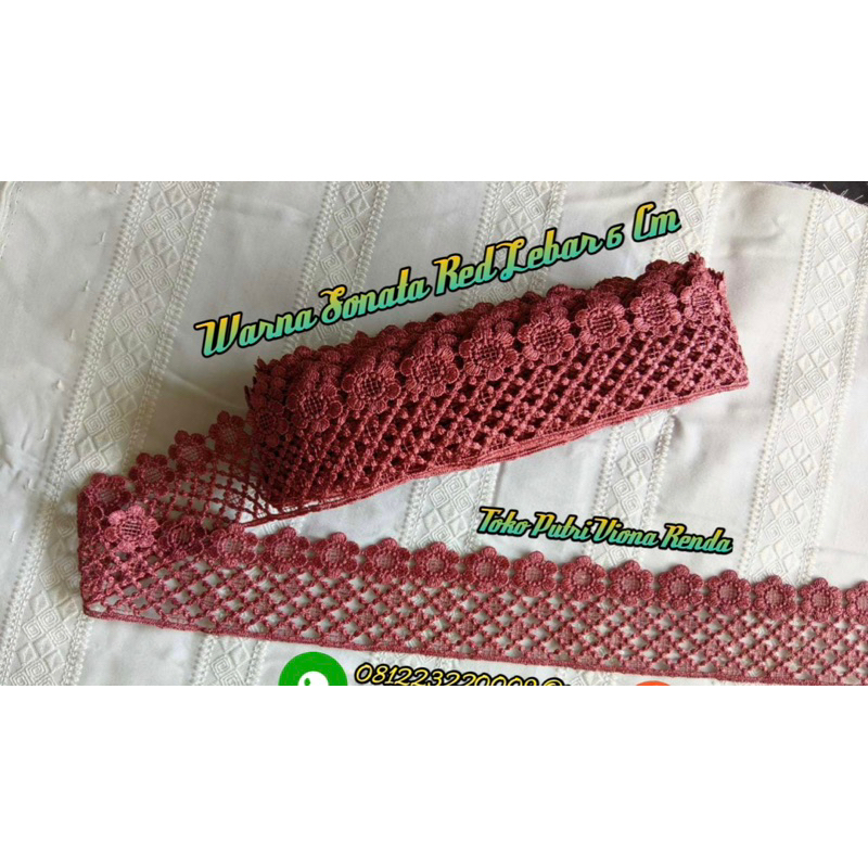 Renda Prada Berbagi Ukuran Warna Warni