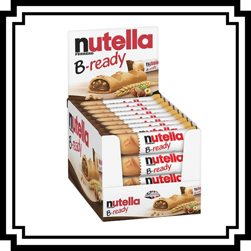 

Nutella Ferrero B Ready 22g Wafer dengan Olesan Kacang Hazelnut dengan Cokelat isi 36 Pcs 1 BOX
