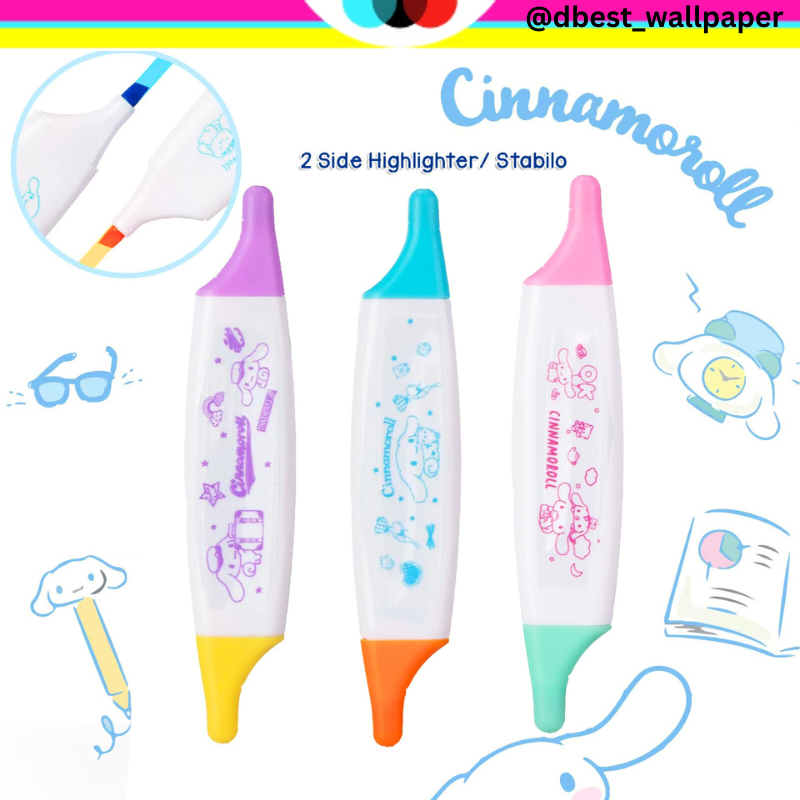 

STABBILO CINAMOROL HIGHLIGHTER SANRIO CINAMOROL SPIDOL WARNA STABILO WARNA PULPEN JURNAL SPIDOL WARNA @dbestwallpaper