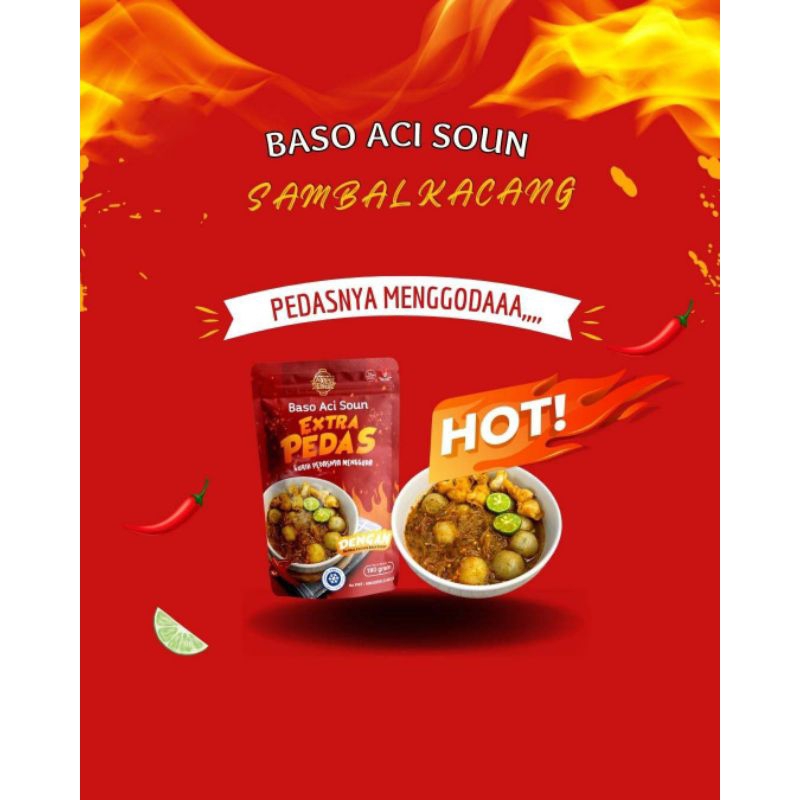 

Baso Aci Soun Sambel Kacang