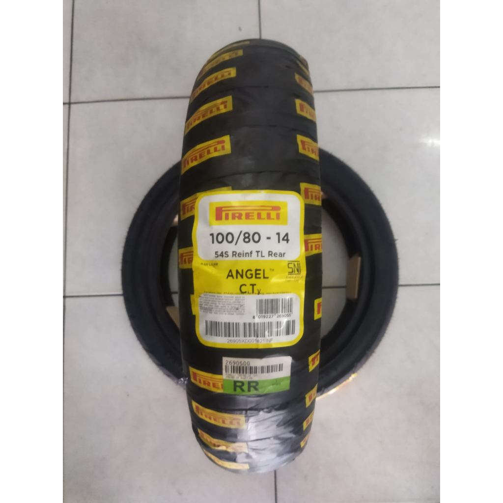 Ban Pirelli Angel City 100/80 Ring 14 Tubeless