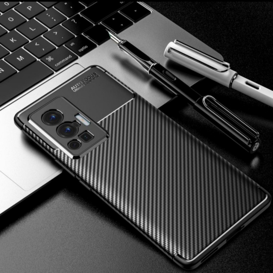 CASE VIVO X70 X70 PRO SOFTCASE AUTOFOCUS SLIM CARBON FIBER ANTI SHOCK