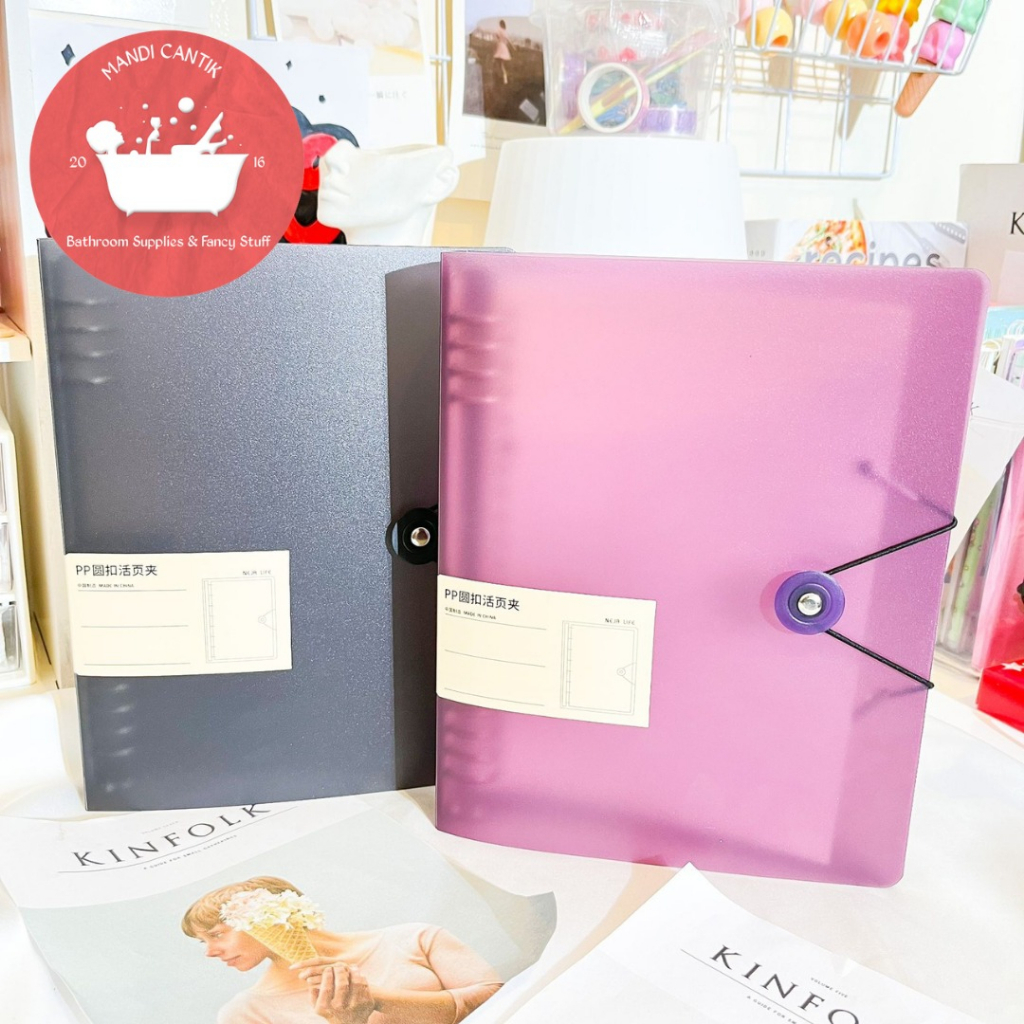 

Binder note Garis plastik A5 & B5 spiral ring model bergaris buku tulis loose leaf buku tulis sekolah kantor kertas file