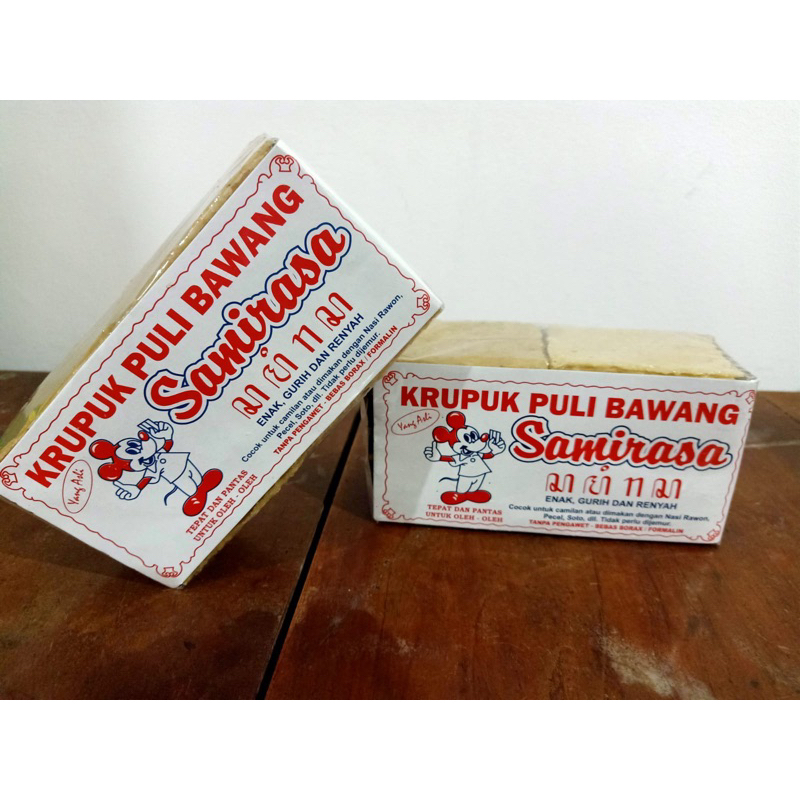 

KRUPUK PULI BAWANG SAMIRASA