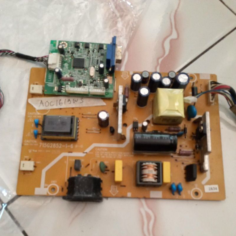 mesin monitor lcd merk AOC 1619 ws