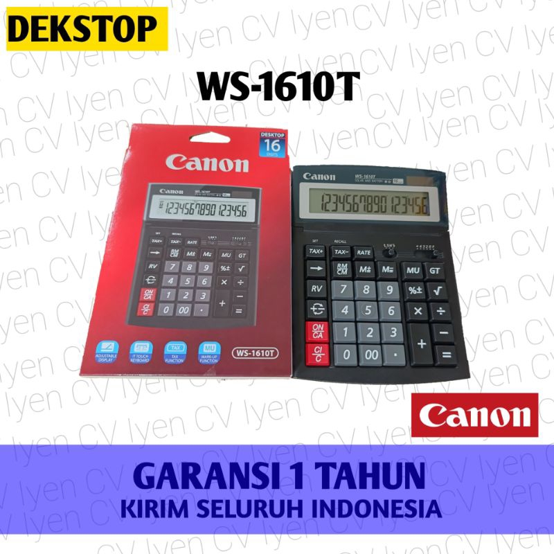 

kalkulator Dekstop Canon WS-1601T / Canon WS 1601T / canon ws 1601t / kalkulator canon