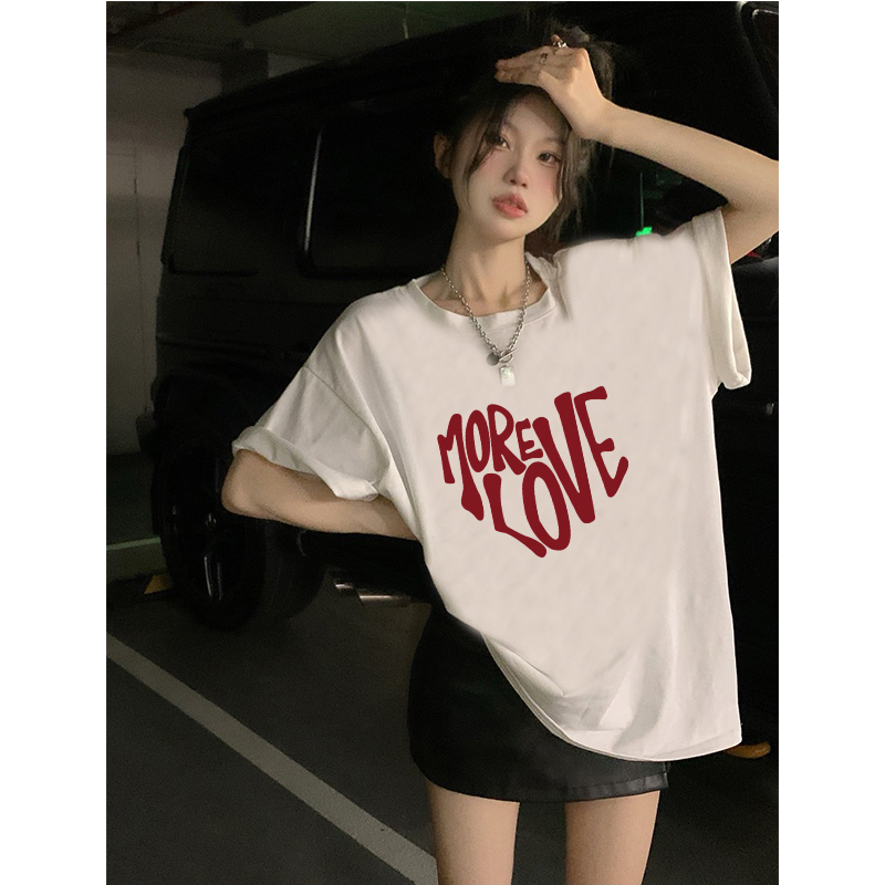 baju kaos wanita lengan pendek letter graffiti print t-shirt import baju kaos wanita korean style kaos cream