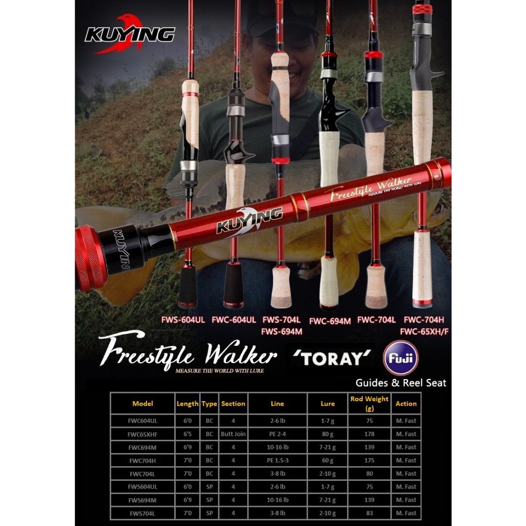 ROD KUYING FREESTYLE WALKER