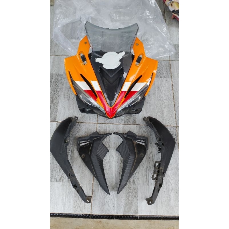 Kepala fullset cbr repsol oren k45g