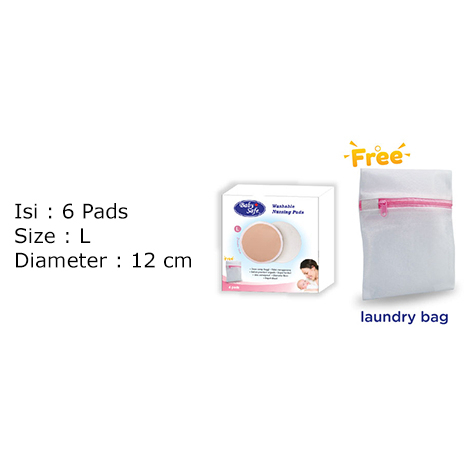 BABY SAFE MURAH NURSING PADS / BREASTPAD MENYUSUI / BANTALAN ASI WASHABLE BK010