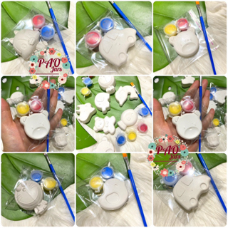 set lukis patung gypsum / lukis patung DIY / mainan edukasi lukis patung gypsum