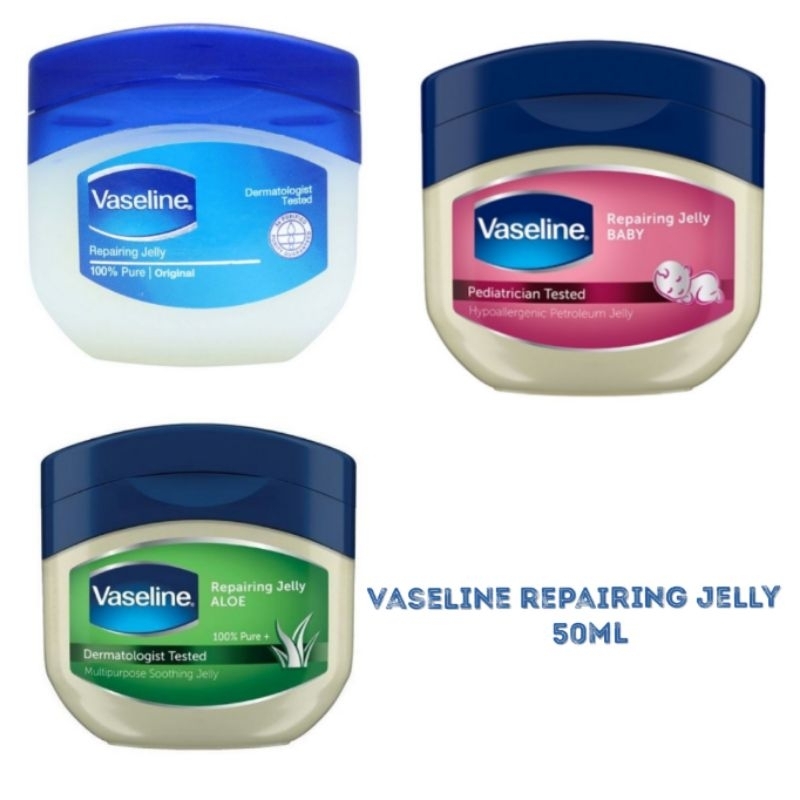 VASELINE REPAIRING PETROLEUM JELLY 100ML 50 ml ORIGINAL