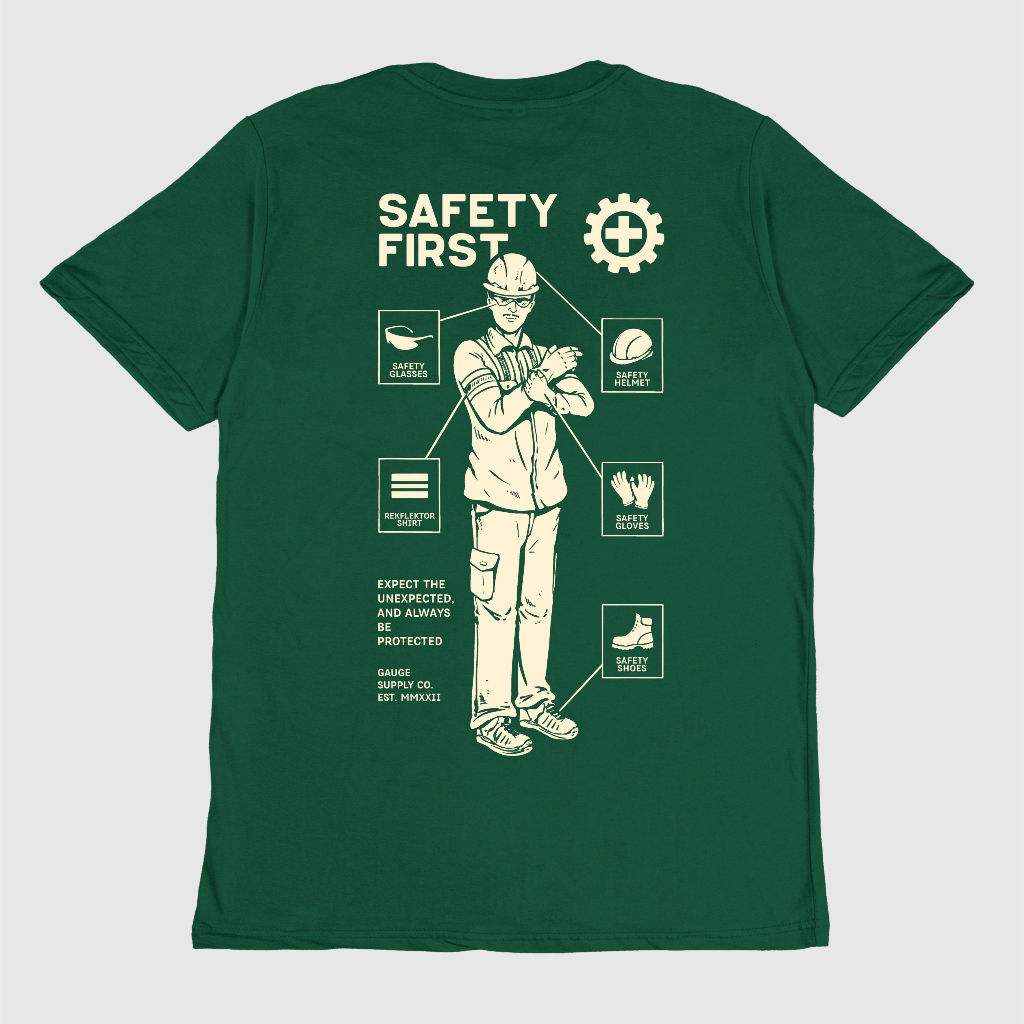 GAUGE SUPPLY TSHIRT SAFETY SERIES KAOS KATUN SERIES 2