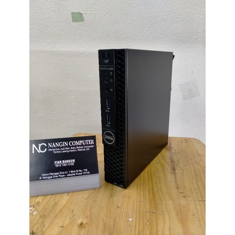 MINI PC DELL OPTIPLEX 3060 I3 8100T RAM 8 GB DDR4 HDD 500 GB WIFI SIAP PAKAI