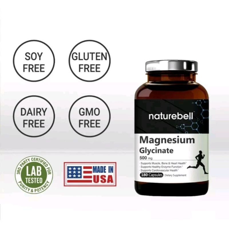 Naturebell Magnesium Glycinate 500mg  - Original