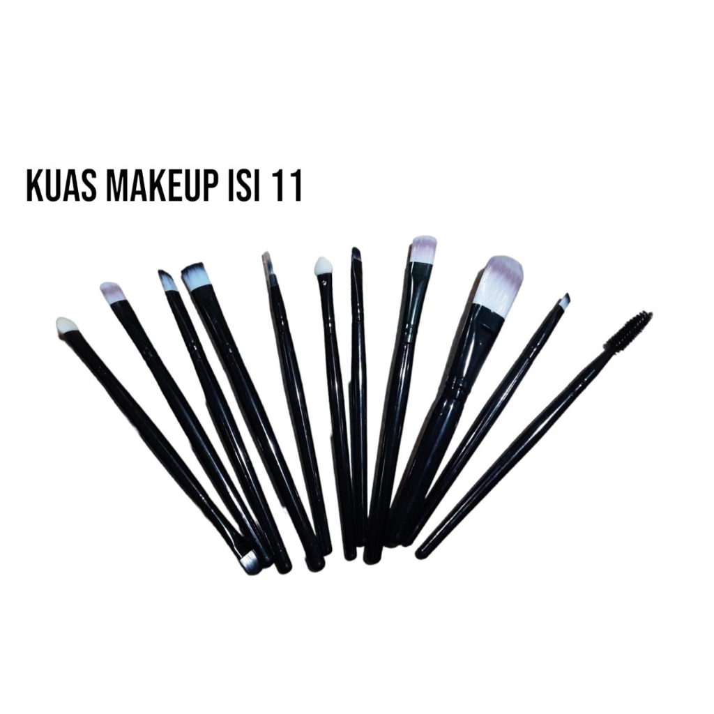 11 Kuas Makeup Profesional Klasik Berkualitas Tinggi Set Make Up Brush Alat Dandan Perlengkapan Kuas Alat Makeup