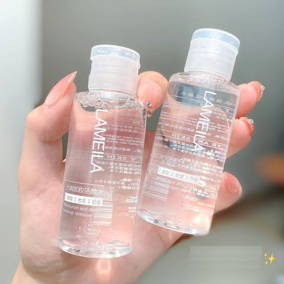 LAMEILA Make Up Remover PEMBERSIH MAKEUP CLEANSER 60ml Mini CLEANSING