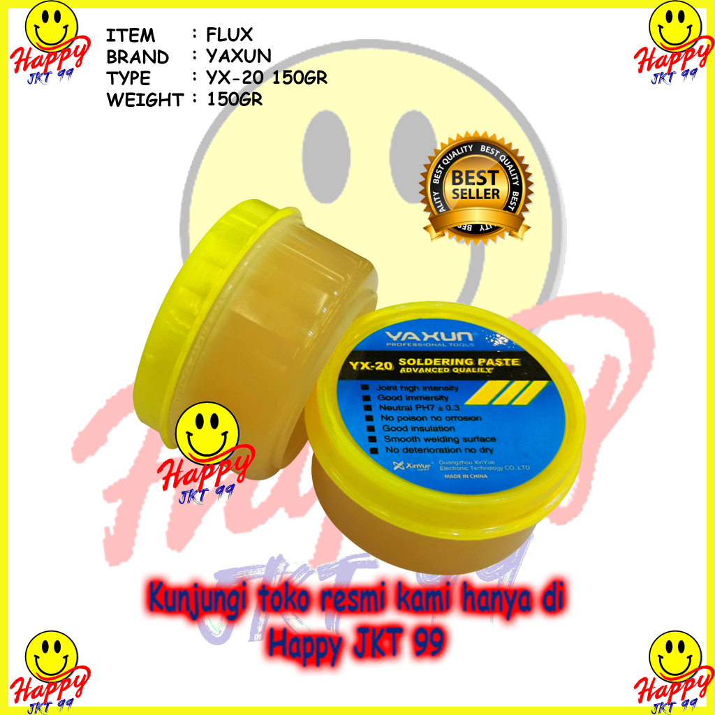 FLUX SOLDER YAXUN YX-20 150G PASTA SOLDER MINYAK CAIRAN ORIGINAL