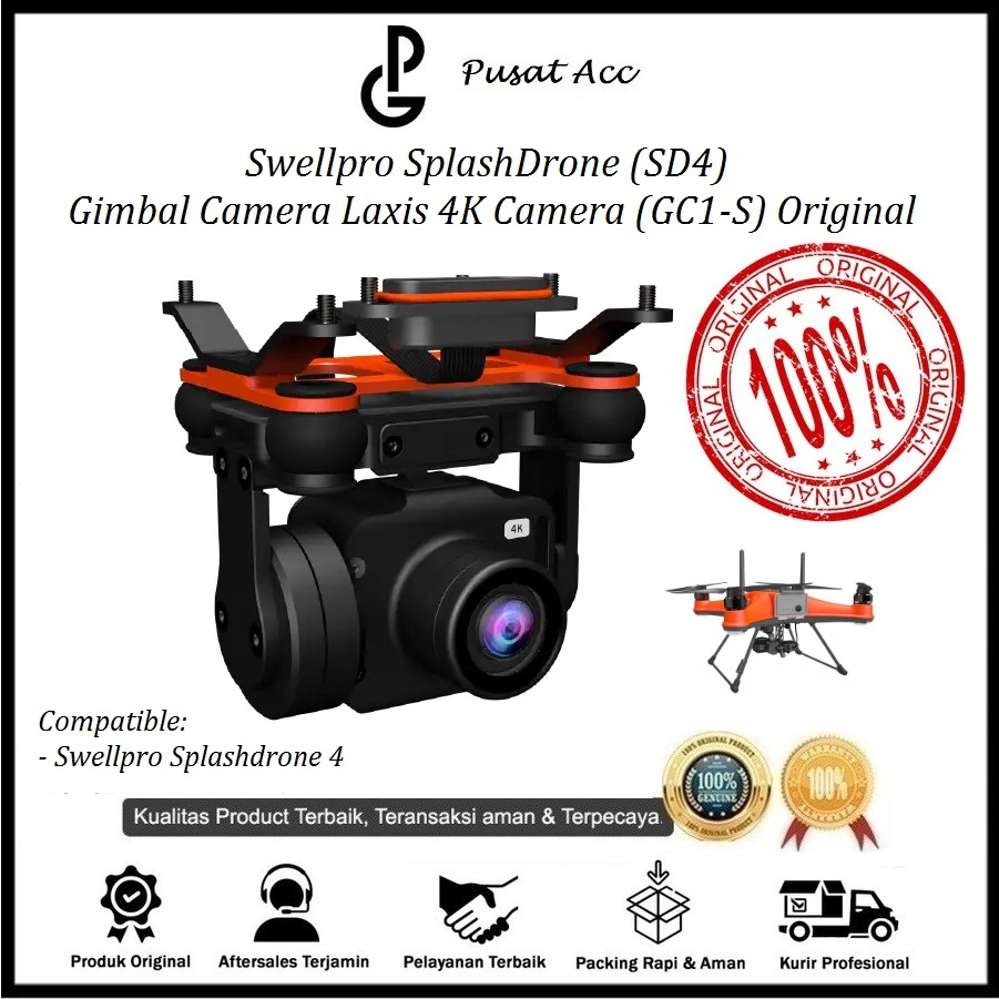 Swellpro SplashDrone (SD4) Gimbal Camera Laxis 4K Camera (GC1-S) Original